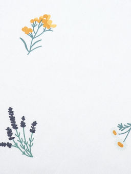 Комплект штор для кухни с подхватами Этель Полевые цветочки, 150?180 см - 2 шт., рогожка 176 г/м?