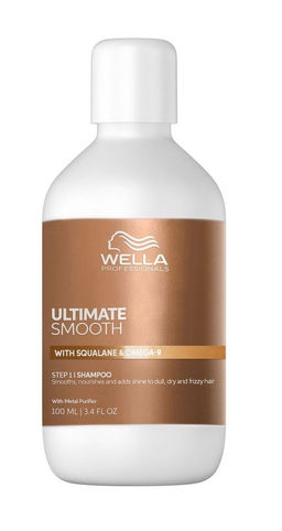 -20% Шампунь для гладкости сухих и вьющихся волос ULTIMATE SMOOTH, 100 мл Wella
