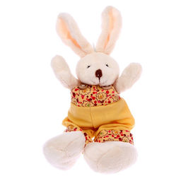 Мягкая игрушка Зайка, розовый костюм, виды МИКС - Simaland фото 3