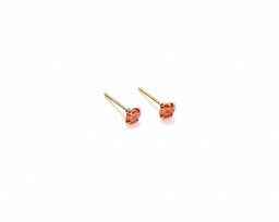 Серьги-гвоздики PR1469 -5 оранжевый