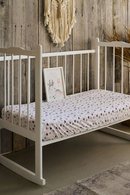 Простынь на резинке детская 120*60 для новорожденных