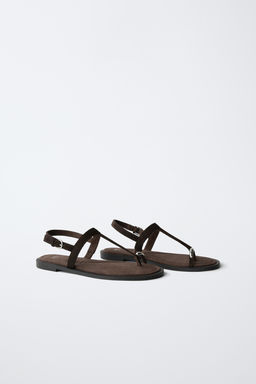 SANDALIA PIEL / Marr?n - Zara фото 2