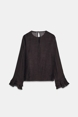 RUFFLED TOP - Zara фото 7