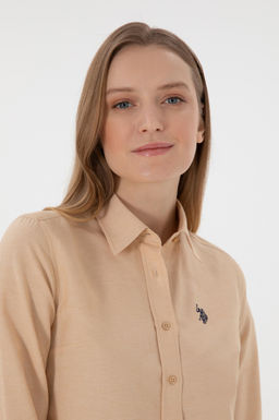 Kad_n Camel Uzun Kollu Basic G_mlek Sepette S_rpriz _ndirim - U.s. polo assn фото 3