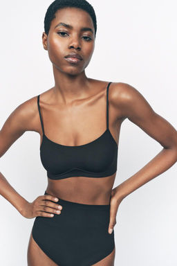 POLYAMIDE STRAP BRA - Zara фото 7