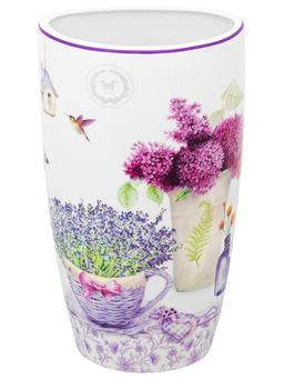 Ваза 1,5 л 12,5*9,5*22 см "Лаванда" NEW BONE CHINA