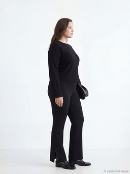 Slim Fit ?spanyol Pa?a Kad?n Pantolon