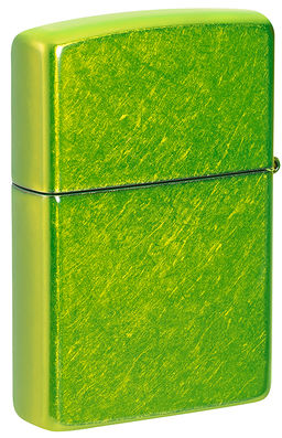 Зажигалка ZIPPO Логотип с кислотным зеленым покрытием | Lurid 24513ZL  фото 6