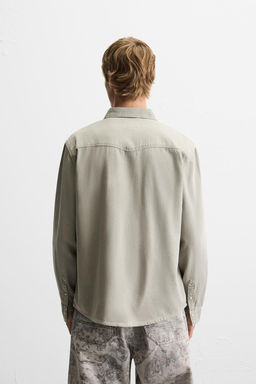 WESTERN DENIM SHIRT WITH POCKETS - Zara фото 20