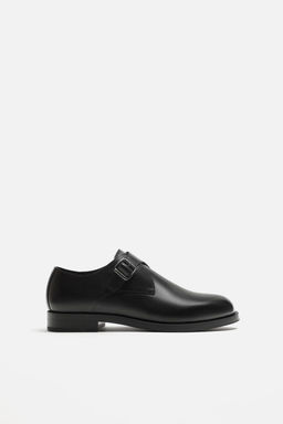 LEATHER BUCKLE SHOE - Zara фото 8