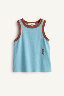 CAMISA SISA FLOR BORDADA LIMITED EDITION / Azul claro - Zara фото 4