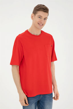 Мужская красная футболка - U.s. polo assn фото 3