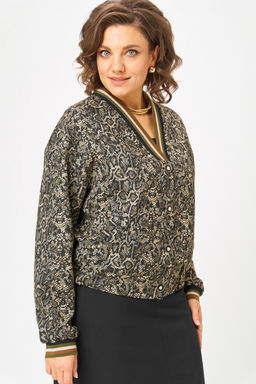 Бомбер БелЭльСтиль 878 золото+черный