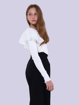 Лонгслив "Мотылёк" молоко