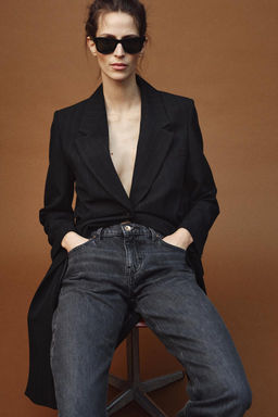 PINSTRIPE FROCK COAT ZW COLLECTION - Zara фото 3