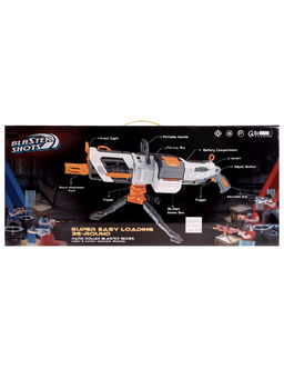 Бластер Скорострел, стреляет мягкими пулями, работает на батарейках - Simaland фото 18