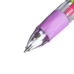 Цена за 36 шт. Ручка - прикол шариковая Зайка 4-цветная-МИНИ, МИКС - Calligrata фото 3