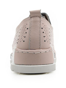 03-YB13-3 PINK Полуботинки летние женские (натуральная кожа)