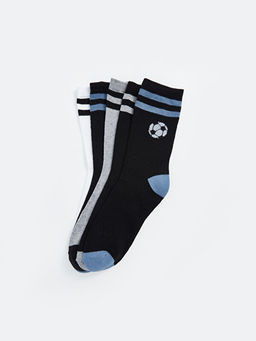 Desenli Erkek ?ocuk Soket ?orap 5li