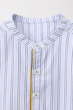 LIMITED EDITION STRIPED PYJAMA SHIRT - Zara фото 3