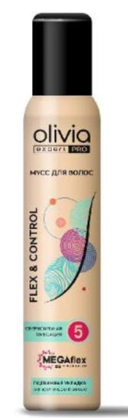 Olivia Мусс д/волос Expert PRO "Flex&Control" (150мл).12