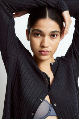 Cardigan en punto de canale