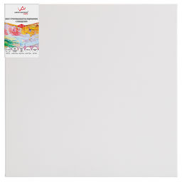 Холст грунтованный на подрамнике VISTA-ARTISTA AMLG-5050 40% полиэстер, 30% лён, 30% хлопок 50 х 50 см 570 г/кв.м 2 шт Слободской крупнозернистый