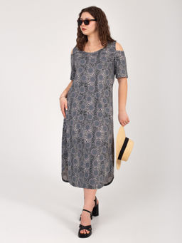 Платье женское кулирка "ВЛАДА" ЛЕО СЕРЫЙ