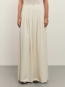 Широкие брюки со складками из лиоцелла / Zarina  фото 2