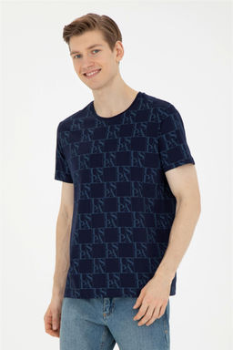 Мужская темно-синяя футболка