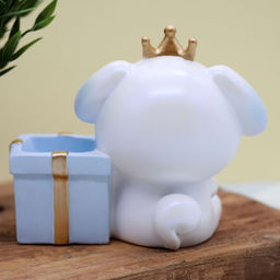 Ночник - подставка для канцелярских принадлежностей Bunny princess, blue (17 см), пластик