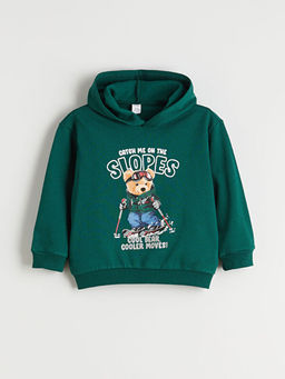 Kap??onlu Erkek ?ocuk Sweatshirt ve E?ofman Alt?