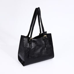 Сумка-тоут на молнии, цвет чёрный - Simaland фото 4