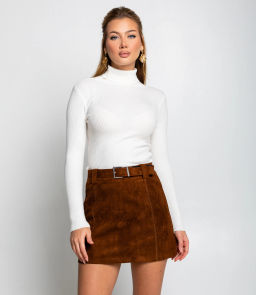 Юбка #КТ2862 (1), шоколадный