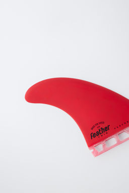 QUILLAS SURF TWIN FIN FEATHER FINS ® X ZARA / Rojo