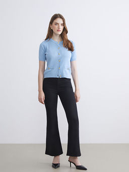 Bisiklet Yaka Kad?n Triko H?rka