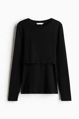 MAMA Camiseta de lactancia en algodon - H&m фото 4