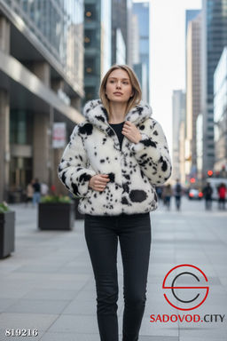 Шуба женская из искусственного меха