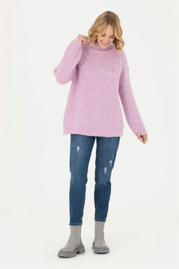 Женская розовая водолазка - U.s. polo assn фото 11