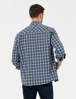 _ndigo Comfort Fit Uzun Kollu G_mlek - Pierre cardin фото 5