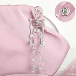 Брошь Скелетик / 3778-1 /уп 12/