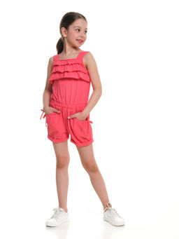 Ромпер с воланами UD 3151 василек - Mini maxi фото 8