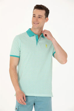 Мужская мятная футболка - U.s. polo assn фото 2