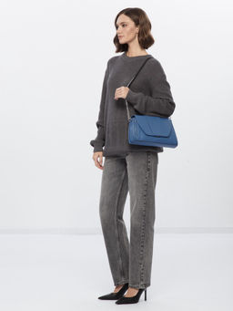 Сумка ELEGANZZA Z8941-8337 mist blue/black