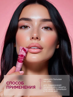 Consly Бальзам для губ SWEET ELIXIR с экстрактом вишни (10 гр)  фото 4