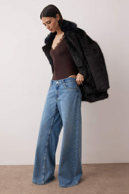 Kahverengi Orme Danteli Yaka Detayl? Body TPRAW25BD00007