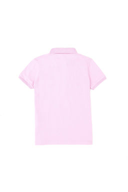 U. S. Polo Assn / Розовая базовая футболка с воротником-поло для девочек - U.s. polo assn фото 2