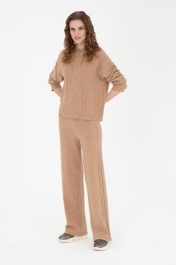 Женский свитер песочного меланжа - U.s. polo assn фото 11