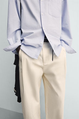 PANTAL?N BALLOON FIT PLIEGUES / Crudo - Zara фото 5