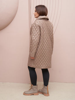 Пальто стеганое PL13533ROL17 - Артесса фото 11